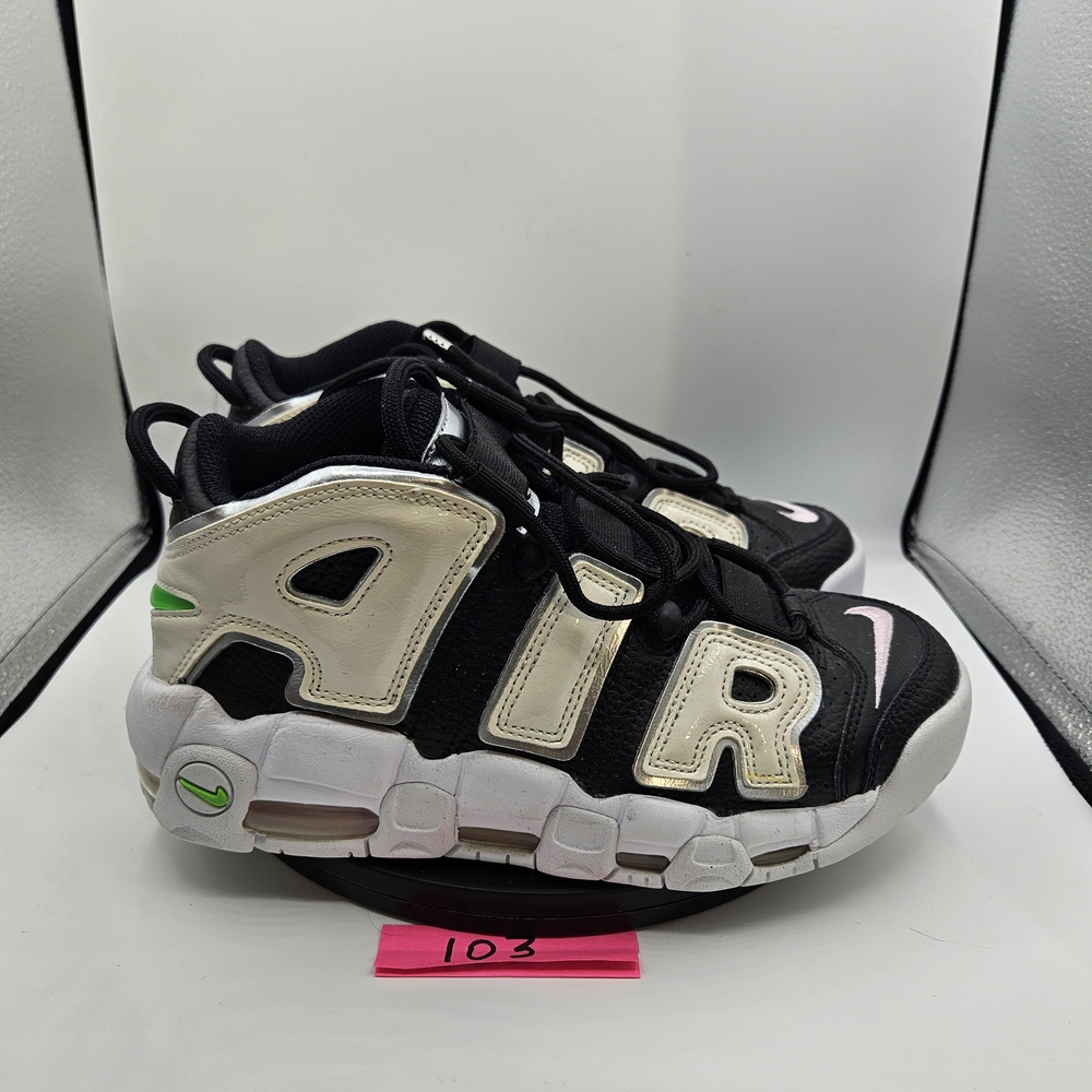 Nike Air More Uptempo Black and Cream Shoes. Like new, perfect condition.